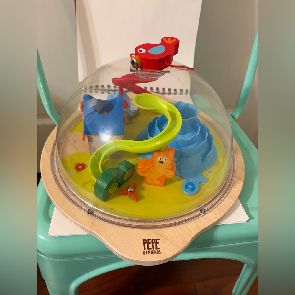 Hape Sunny Valley Adventure Dome | 3D Toy with Magnetic Maze Made in Germany